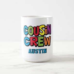Familjeåterträff Färgglad Kusin Crew Kaffemugg