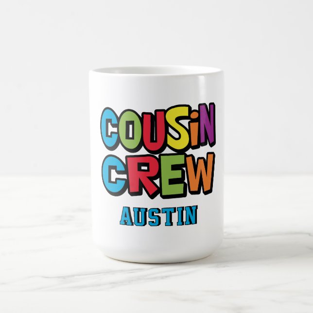 Familjeåterträff Färgglad Kusin Crew  Kaffemugg (Center)