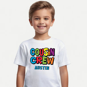 Familjeåterträff Färgglad Kusincreme T Shirt
