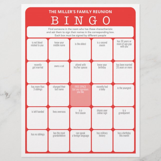 Familjeåterträff Isbrytare 2 i 1 Spel Reklamblad (Framsidan)