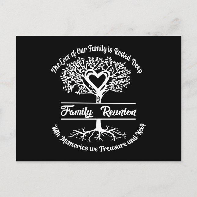 Familjeåterträff Kärleken i Vår Familj Vykort (Framsida)