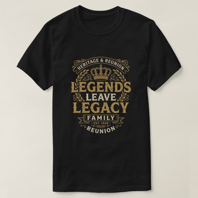 Familjeåterträff Legacy 2026 T Shirt (Design framsida)