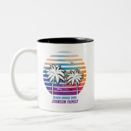 Familjeåterträff Skräddarsydd kryssningsresa Två-Tonad Mugg