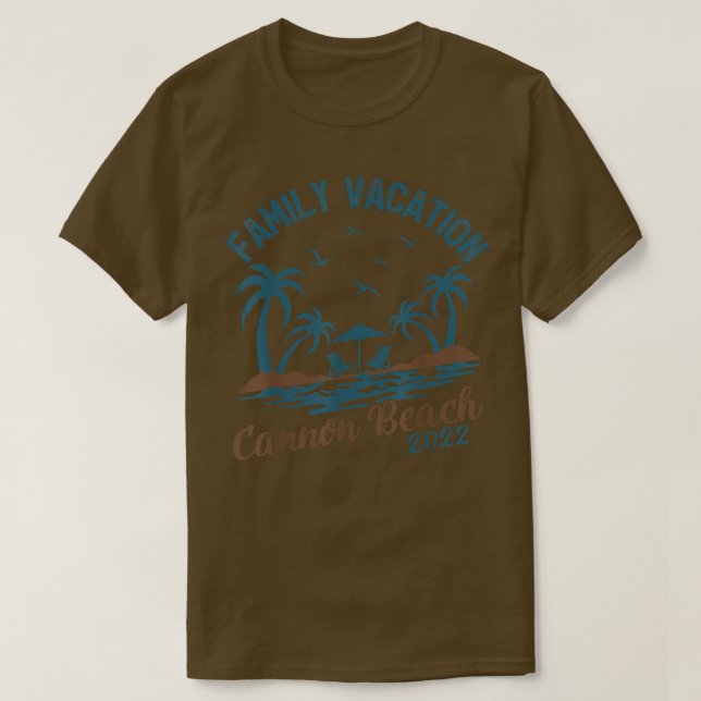 Familjeavacation 2022 Handflatan Oregon Cannon Bea T Shirt (Design framsida)
