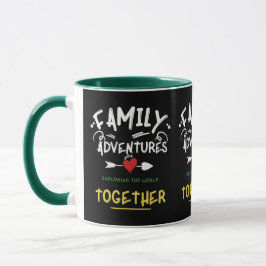 Familjeäventyr Reser Tillsammans Mugg