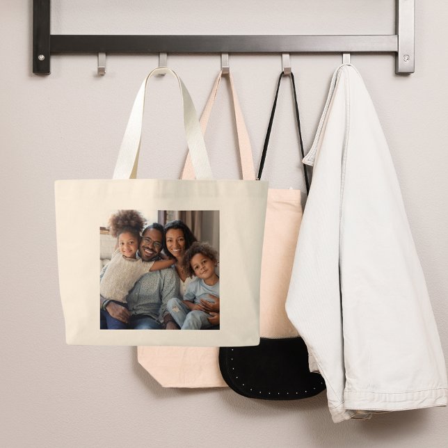 Familjebarn till fotobarn jumbo tygkasse (Skapare uppladdad)