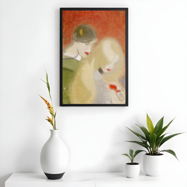 Familjeberget, Helene Schjerfbeck Modern Art Poster (Skapare uppladdad)
