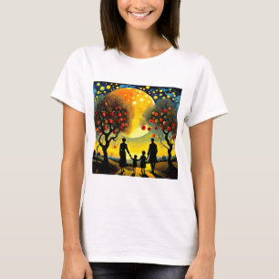 Familjeblickar på natten himmel t shirt