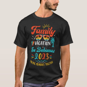 Familjeboende 2023 Bahamas Matching Summer V T Shirt