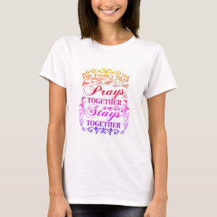 Familjebögar går ihop med bibeltal t shirt