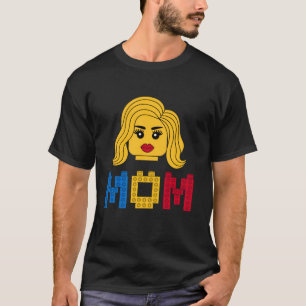 Familjebyggare i Mamma Master Builder Bygger brick T Shirt