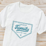Familjebyte i modern Vintage Officiell T Shirt<br><div class="desc">Utformningen består av vintage stil typografi - lägg till familjen namn och år.</div>