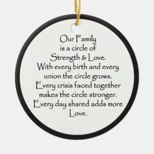 Familjecirkel i Kärlek Ornament