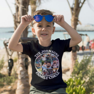 Familjecirkel   Unik fotokollage för Personlig T Shirt