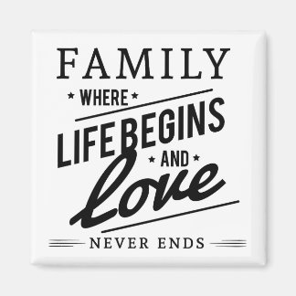 Familjecitat Magnet