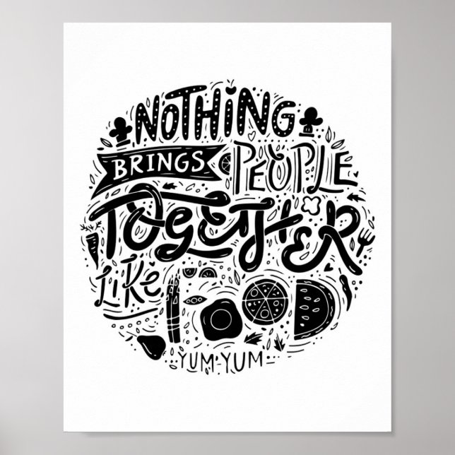 Familjecitat, matofferter, murbruk poster (Framsidan)