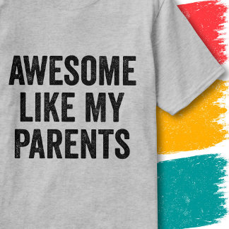 Familjecitat Retro Vintage Fantastisk Som Mina För T Shirt