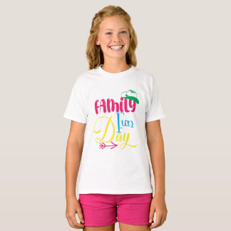 Familjedagars T-shirt, Roligt T Shirt