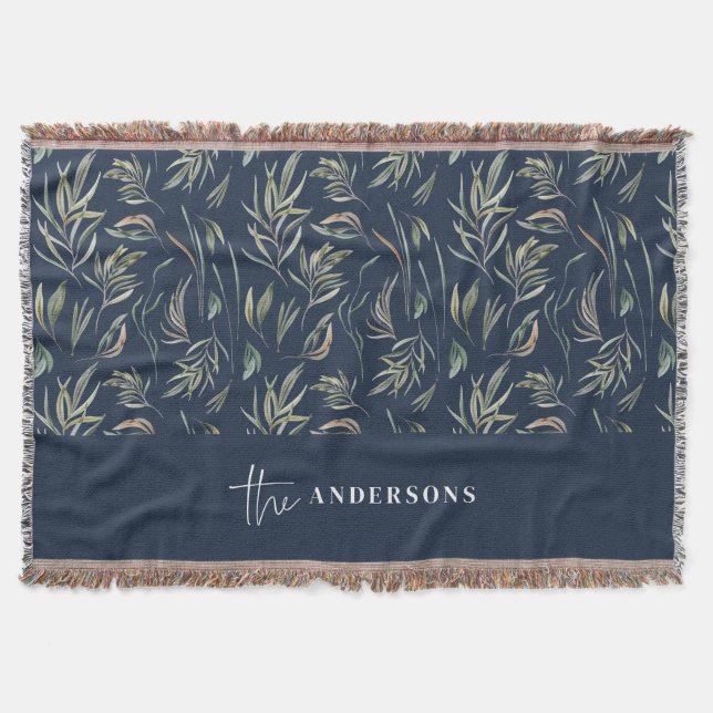 Familjedekaler för botaniska eleganter för vattenf filt (Framsidan)