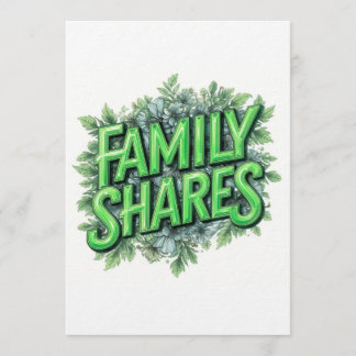 Familjedelade Inbjudningar