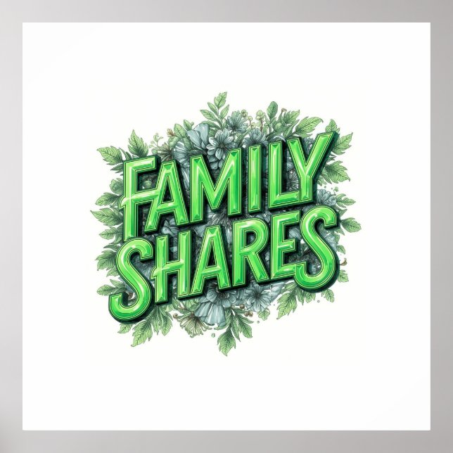 Familjedelning Poster (Framsidan)