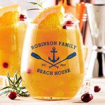 Familjefäkten Namn Beach House Nautical Anchor Oar