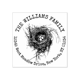 Familjefält i Namn med Anpassningsbar av äggart Stämpel