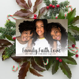 Familjefältet Kärlek Ditt SMS God jul-foto Julkort