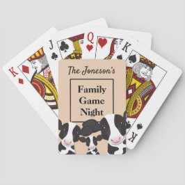Familjefältet Nattens svarta svarta Namn-kor Casinokort