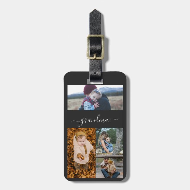Familjefarmet Modern Kärlek Grandma Mamma Bagagebricka (Vertikal Framsida)