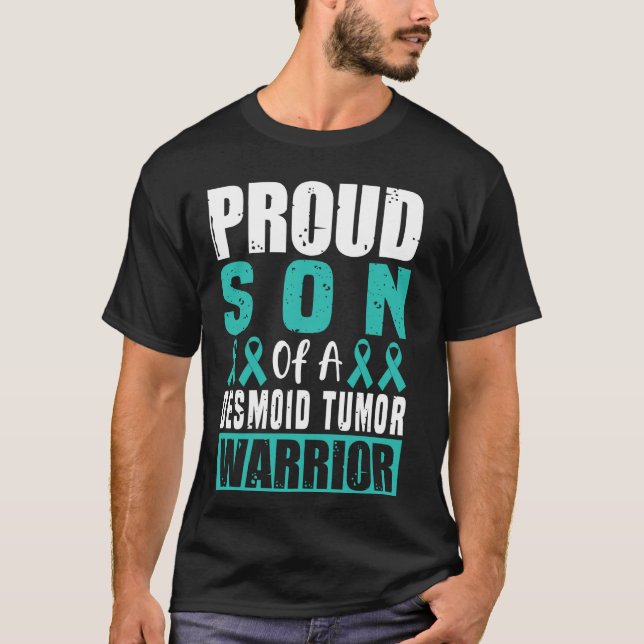 Familjefästare för stöd för demoid Tumor Awareness T Shirt (Framsida)
