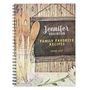 Familjefavoriter för Recept Bok Anteckningsbok