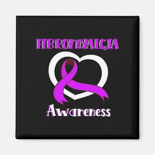 Familjefibromyalgia Awareness Chronic Pain Women W Magnet (Framsidan)
