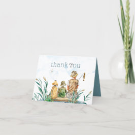 Familjefiske i resa: En pojkes första födelsedag Tack Kort