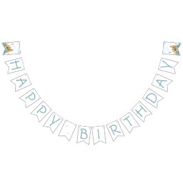 Familjefiske i resa: En pojkes första födelsedag Vimplar