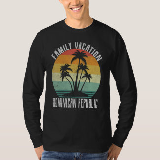 Familjeflykt 22 Matching Beach Summer Dominican T Shirt