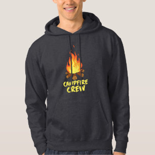 Familjeflykt från äventyr Campfire Crew Hoodie