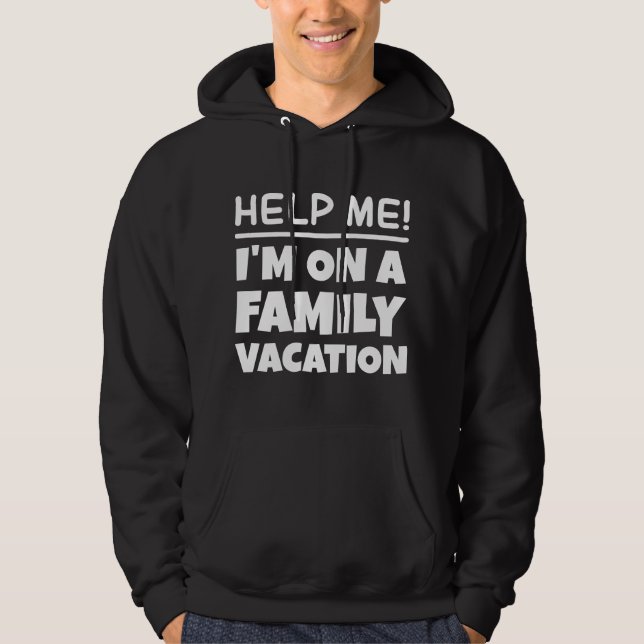 Familjeflykt Hoodie (Framsida)