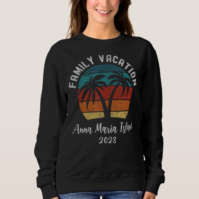 Familjeflykt i Resa 2023 Anna Maria Island T Shirt (Framsida)