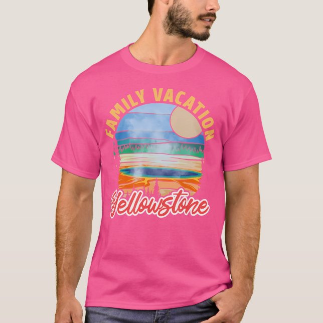 Familjeflykt i Yellowstone T Shirt (Framsida)