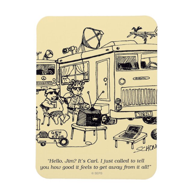 Familjeflykt Magnet (Vertikal)