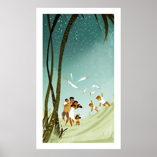 Familjeflykt Poster (Framsidan)