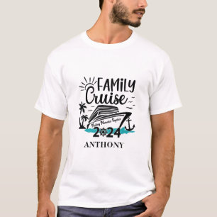 Familjeflykt Skapar minnen i Cruise T-Shirt