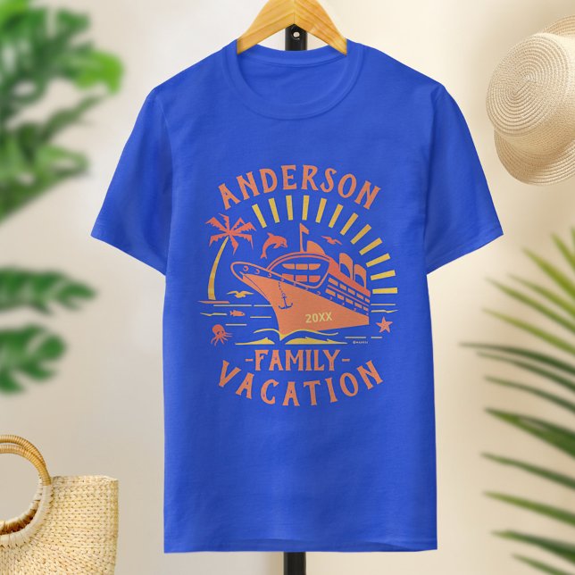 Familjeflyktivet Cruise Frakt Resa | Personlig V1 T Shirt (Skapare uppladdad)