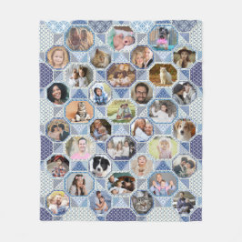 Familjefo Collage Blue Quilt Se 35 Bilder Easy Fleecefilt