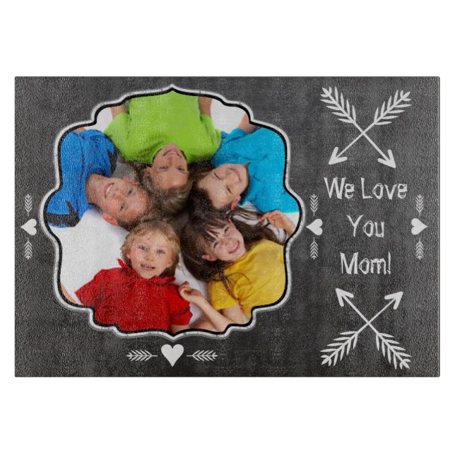 Familjefokalkboard Vi Kärlek ER Mamma (Framsidan)