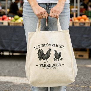 Familjeföretaget Namn Hen Chick Tupp Tygkasse
