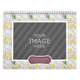 Familjefoto 2023-Blommigtens bakgrunder Kalender