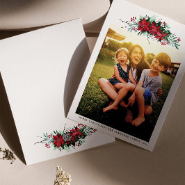 Familjefoto Botanisk jul Julkort