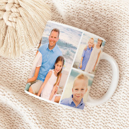 Familjefoto Collage Helomslag Kaffemugg
